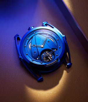 De Bethune DB28 Kind Of Blue Tourbillon DB28TBMW Titanium preowned watch at A Collected Man London