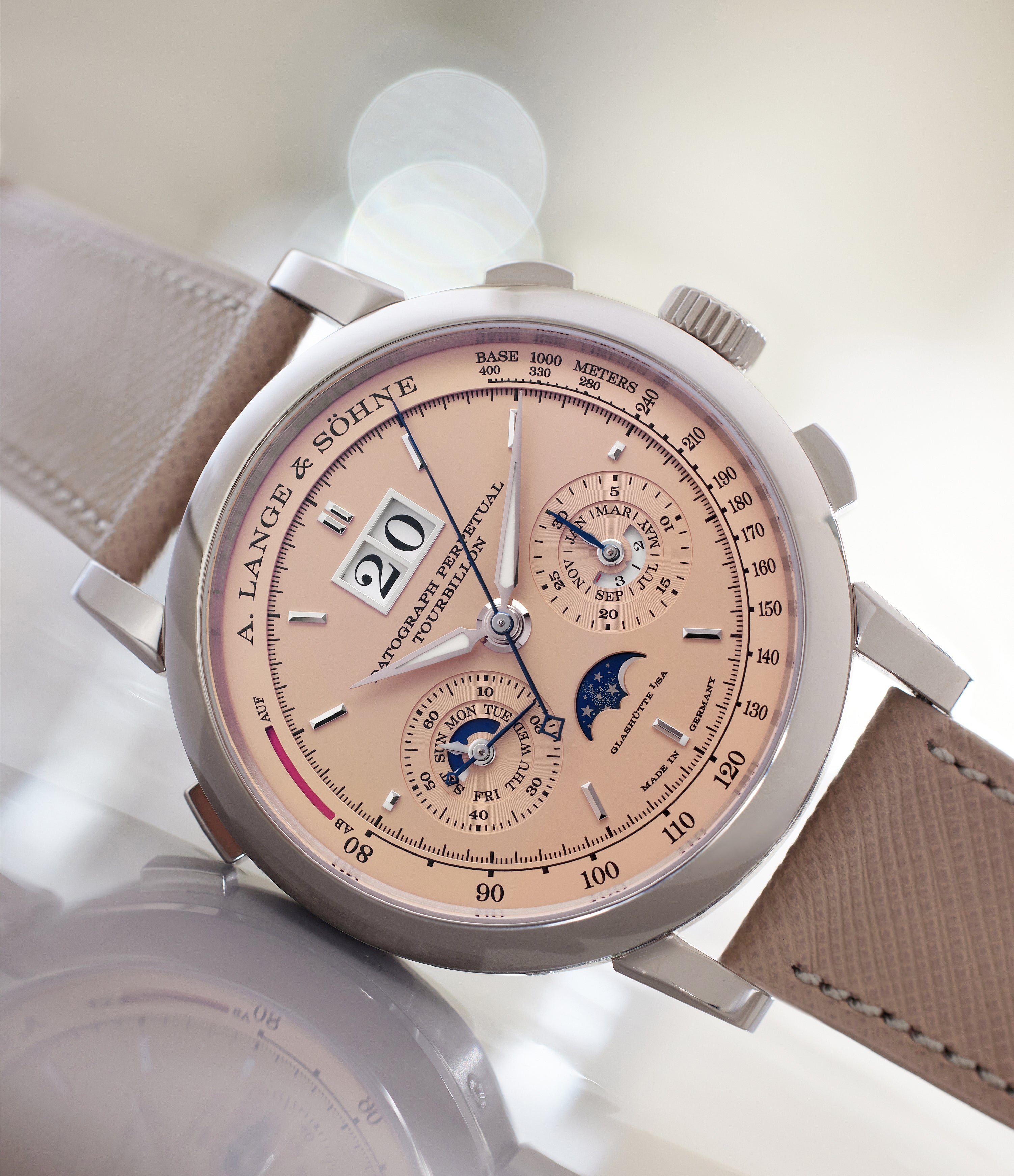 Salmon Dial Lange Perpetual Calendar Buy Lange Söhne Datograph