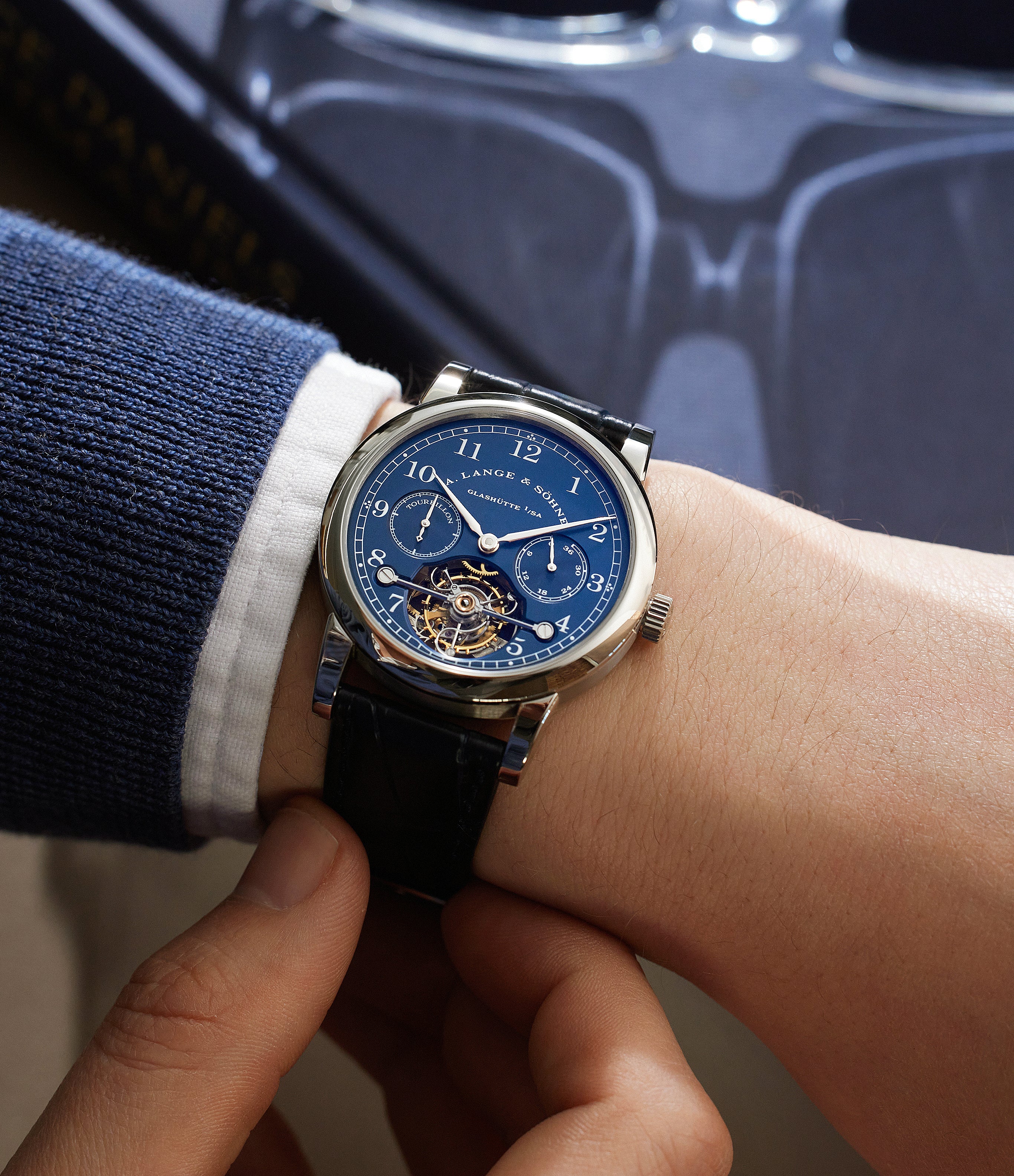 Buy A. Lange Sohne Tourbillon Pour le Merite 701.007 pre owned watch A COLLECTED MAN