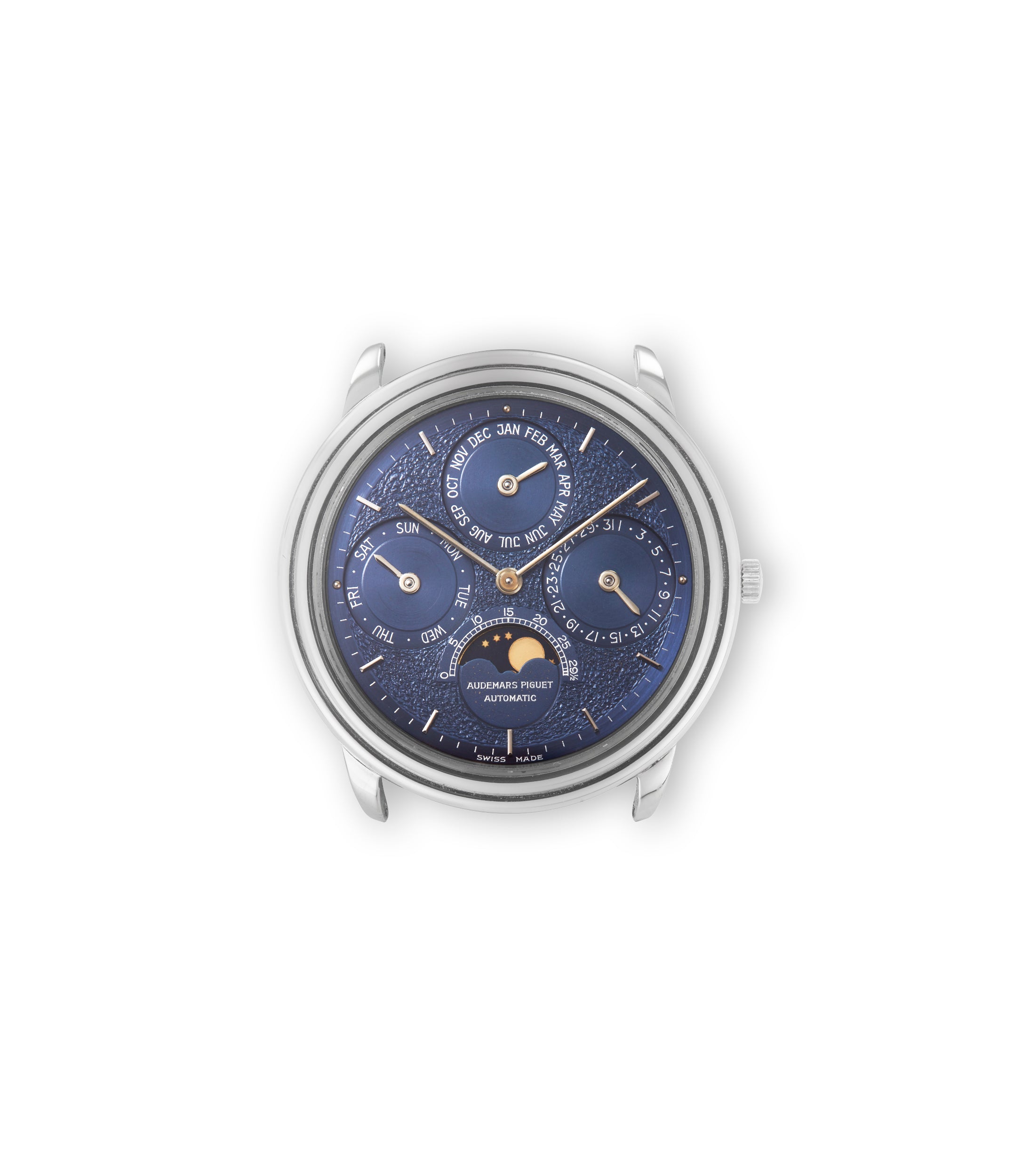 Blue Dial Audemars Quantieme Perpetuel Audemars Quantieme