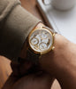 Buy & Sell George Daniels | on-wrist George Daniels Anniversary yellow gold A Collected Man London