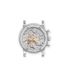 caseback Patek Philippe Perpetual Calendar Chronograph 3970EP-027 Platinum preowned watch at A Collected Man London