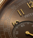 selling Patek Philippe Saatchi Edition Chronograph 5070J-012 Yellow Gold preowned watch at A Collected Man London