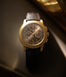 buy Patek Philippe Saatchi Edition Chronograph 5070J-012 Yellow Gold preowned watch at A Collected Man London