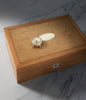 accompanying box luxury rare pre-owned Roger W. Smith Series 2 Open Dial White Gold preowned watch at A Collected Man London
