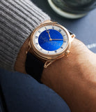 on the wrist rare De Bethune DB25 Starry Varius DB25VRS3 Rose Gold preowned watch at A Collected Man London
