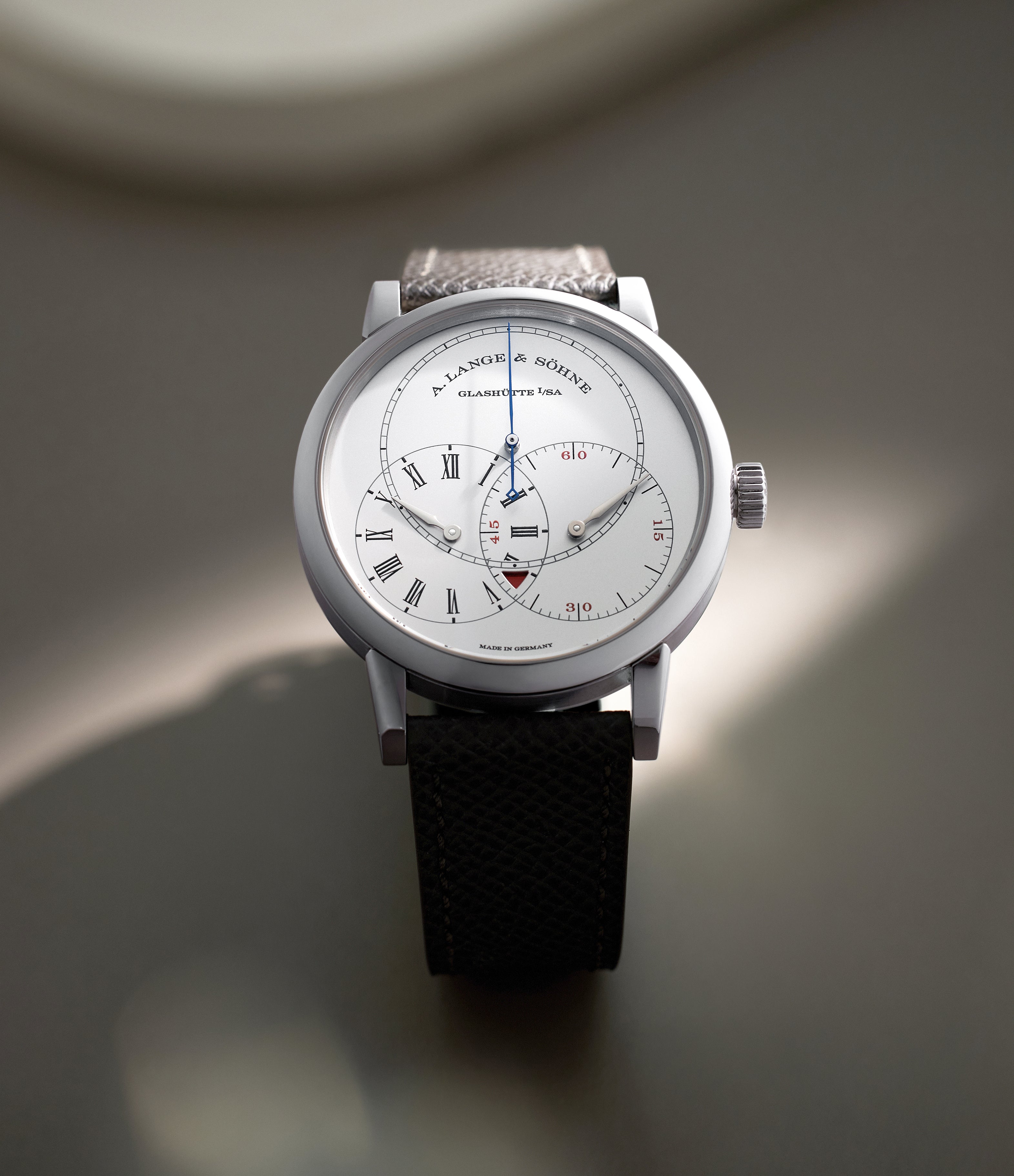 buy A. Lange & Söhne Richard Lange Jumping Seconds Platinum preowned watch at A Collected Man London