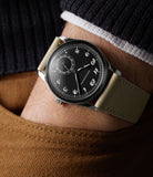 on the wrist Kikuchi Nakagawa Murakumo  Stainless Steel preowned watch at A Collected Man London