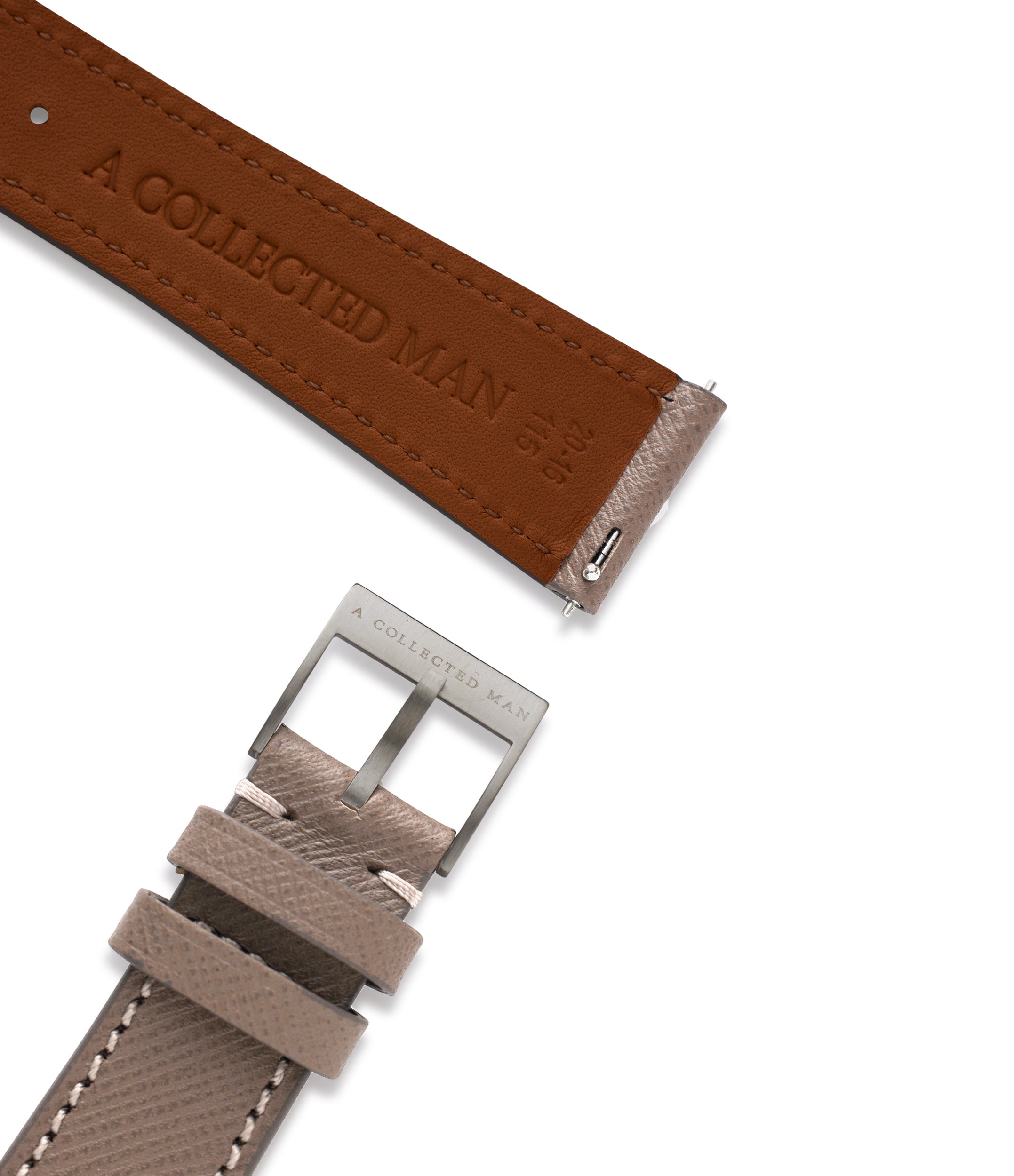 Watch Strap Taupe Saffiano Seoul watch strap Buy watch strap at ACM A COLLECTED MAN