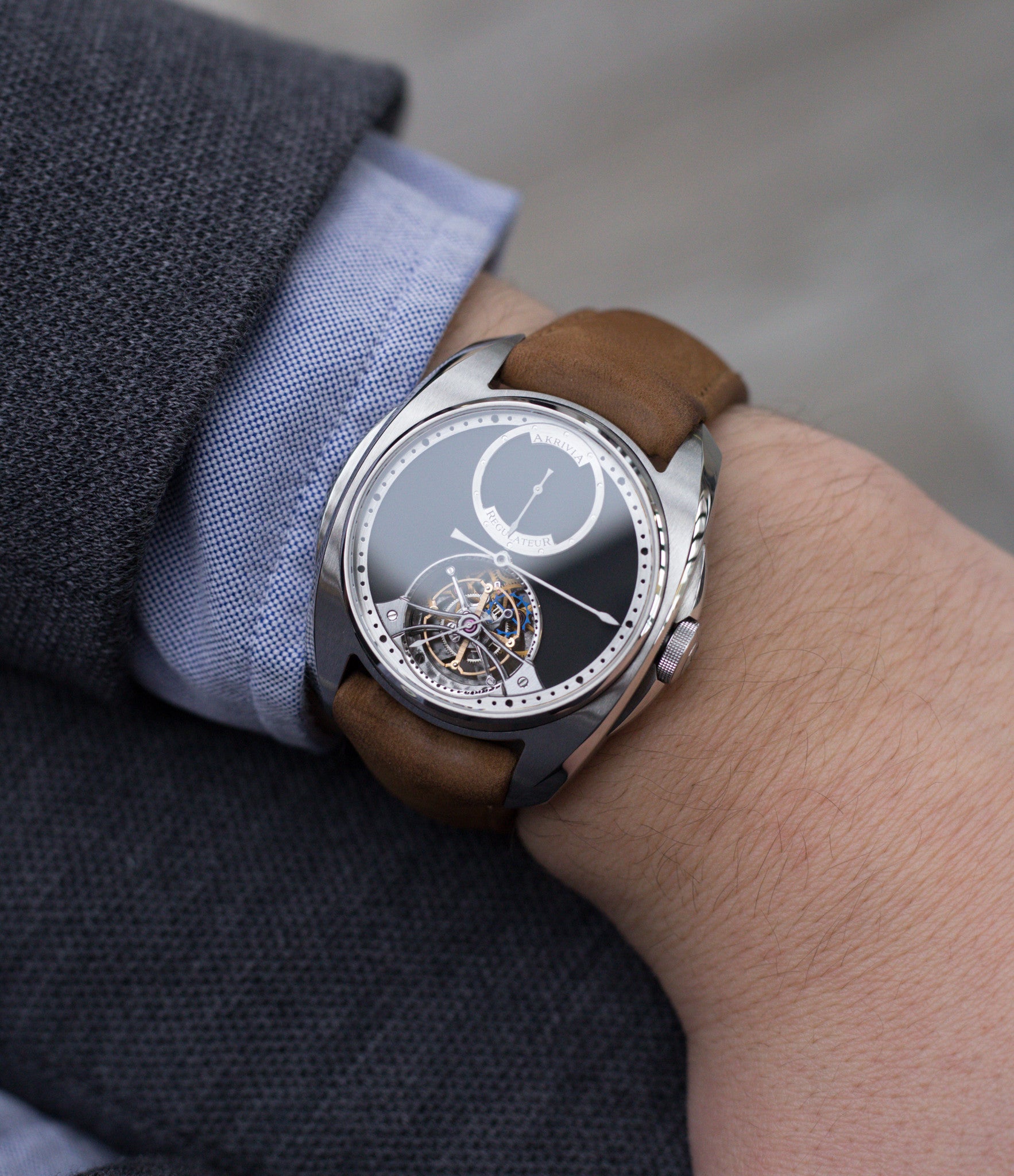 Buy AkriviA Tourbillon Regulateur watch ACM for independent watches A COLLECTED MAN