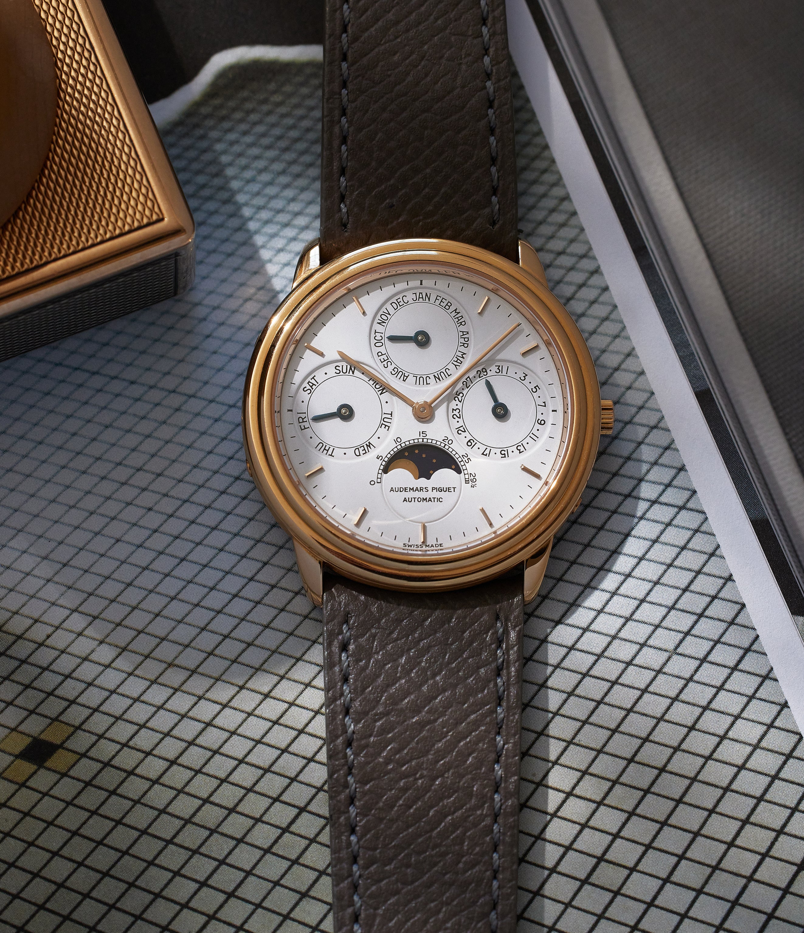 Rose Audemars Quantieme Perpetuel Audemars Piguet Royal Oak