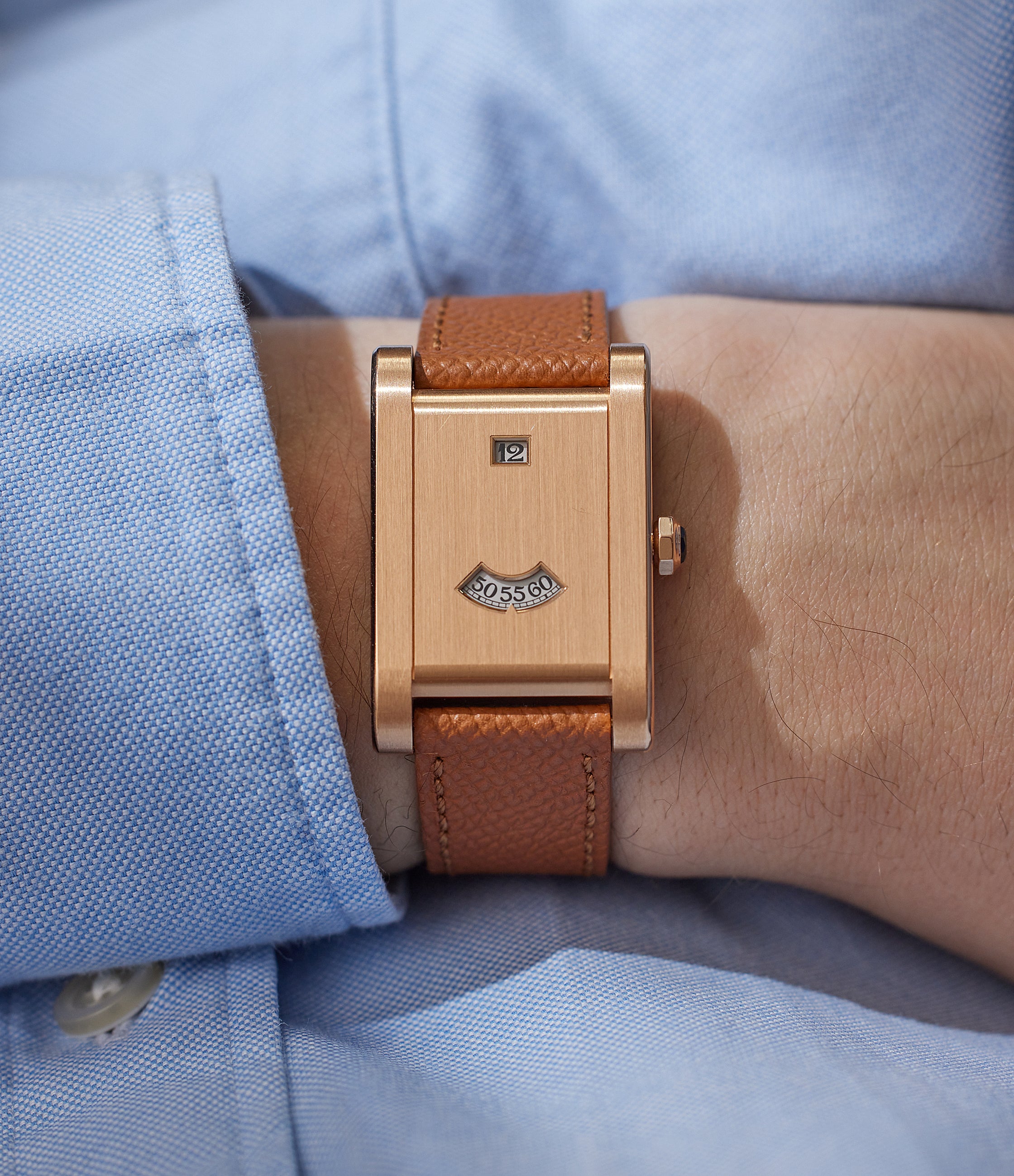 Cartier tank a guichet for sale clearance