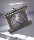 Cartier Collection Privée Cartier Paris Monopoussoir Ref. 2846 - Limited Edition of 100 pieces | Sapphire Case back | White Gold | Available Worldwide At A Collected Man