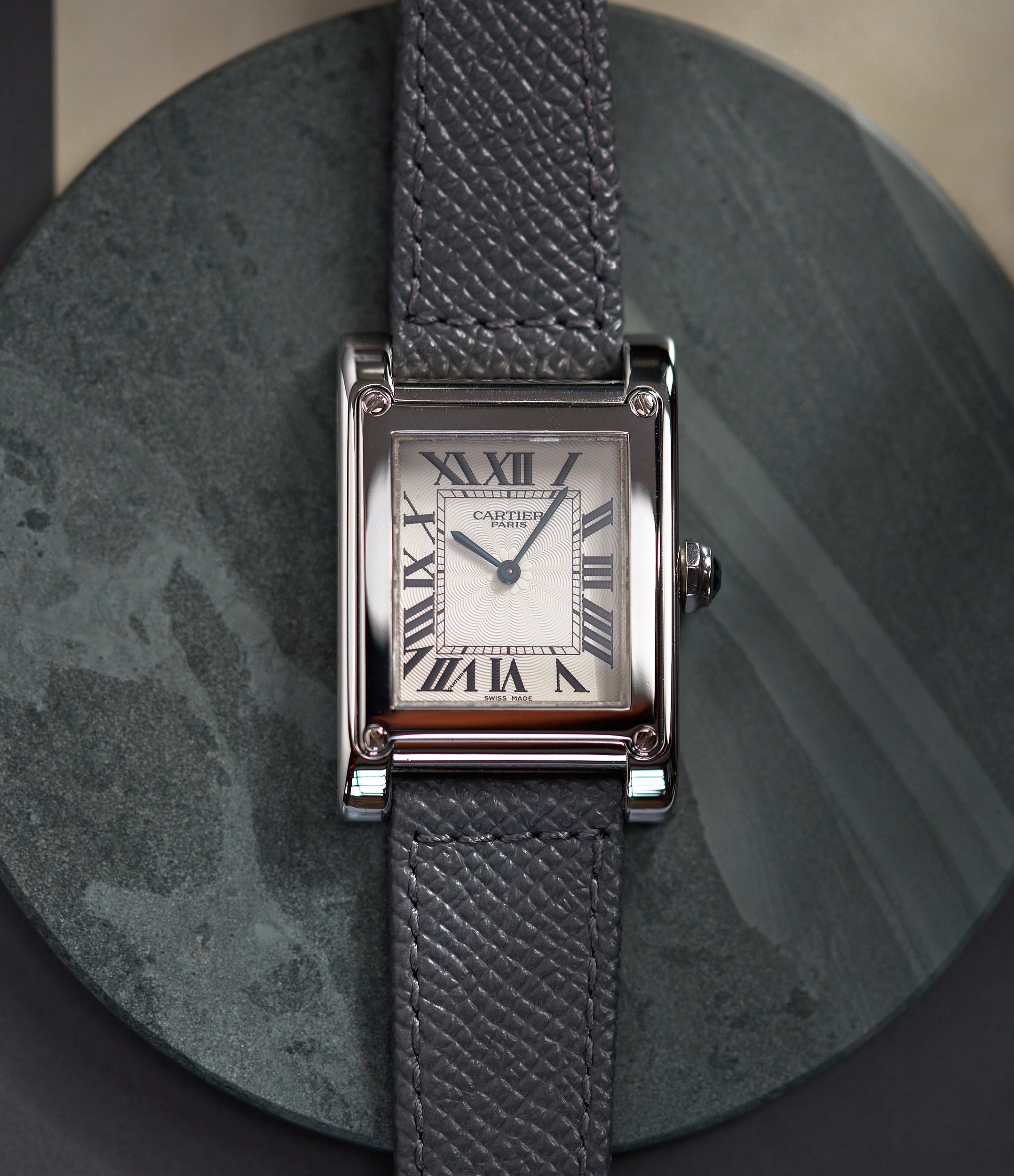 Cartier tank platinum best sale