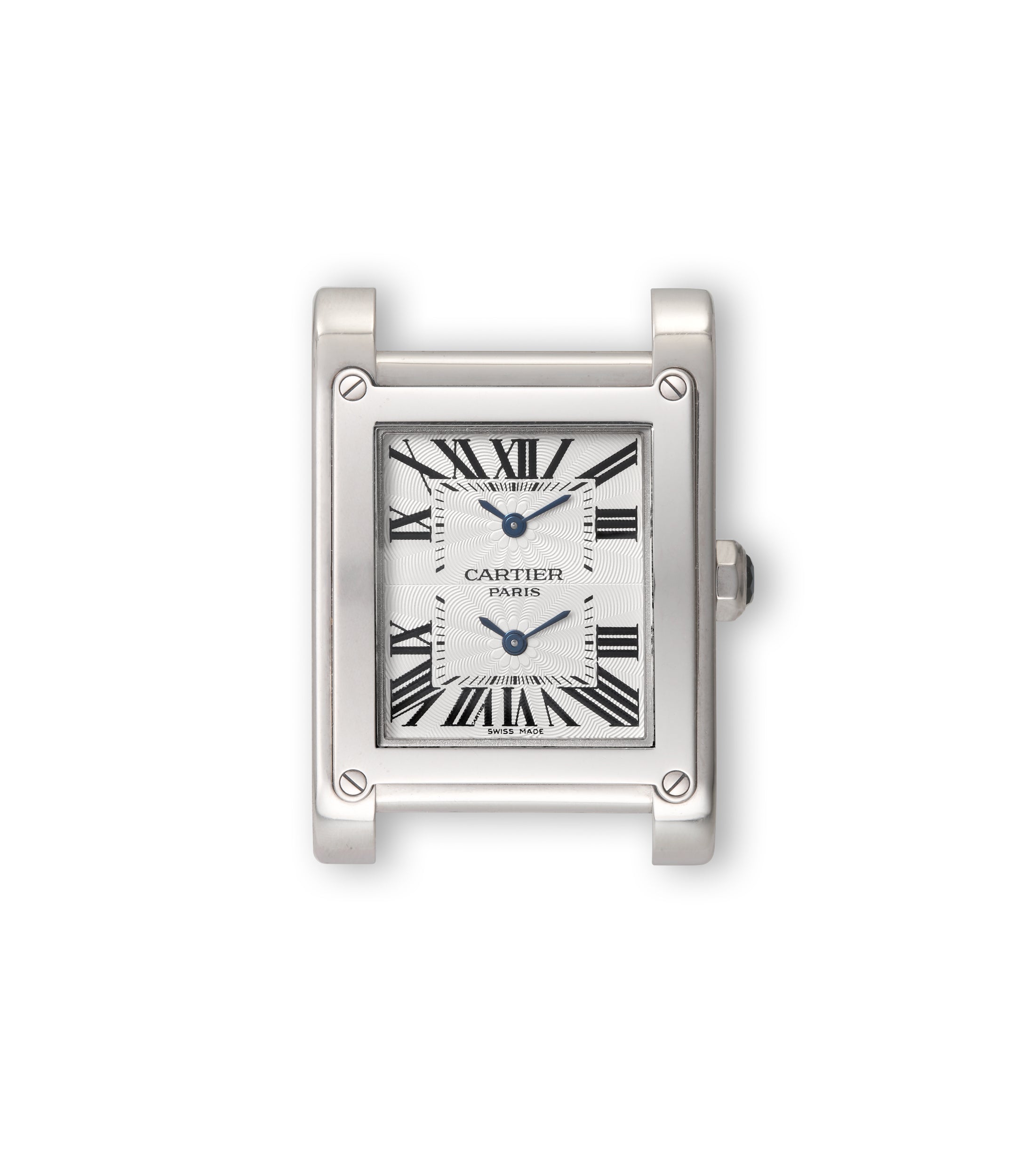 Cartier CPCP Tank a Vis White Gold watch Buy rare Cartier watches A COLLECTED MAN