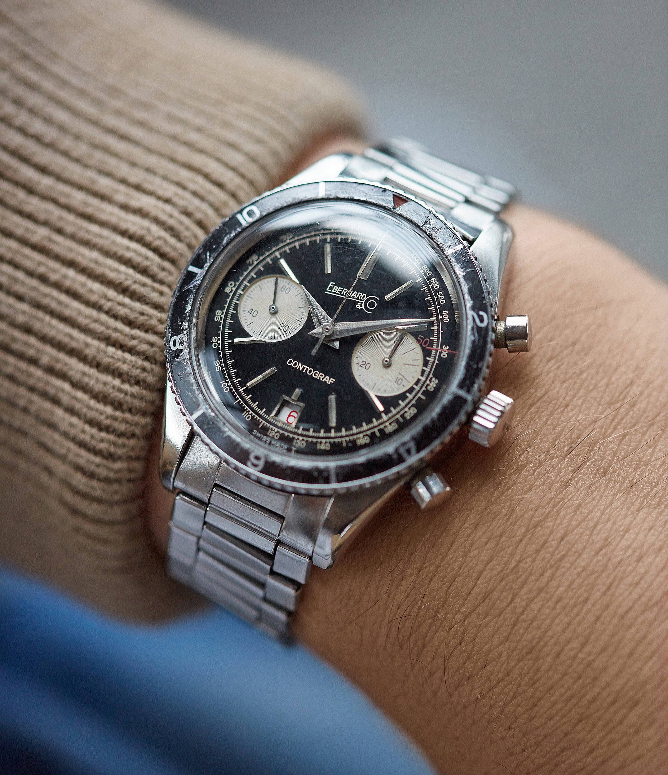 Buy vintage Eberhard Contograf chronograph watch Buy Eberhard at