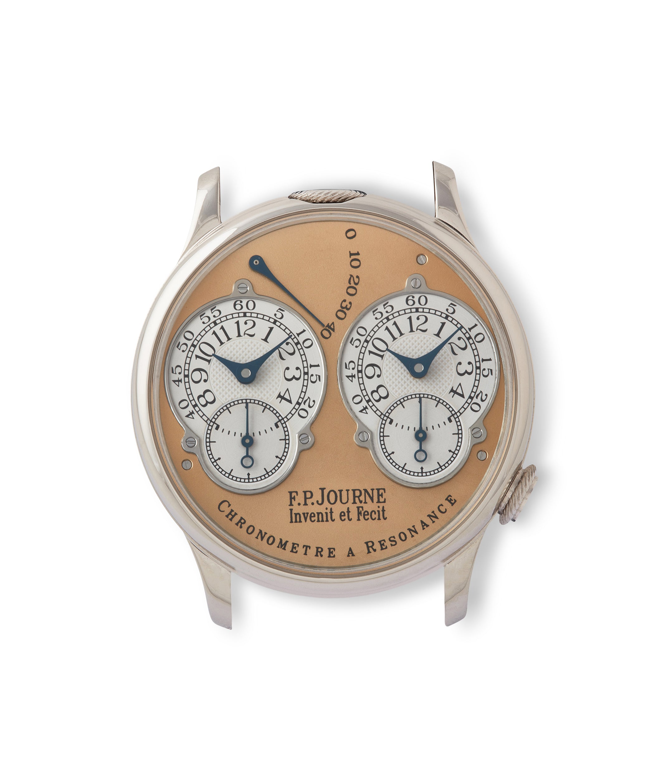 F.P. Journe Chronometre Resonance 38mm platinum early brass movement A COLLECTED MAN