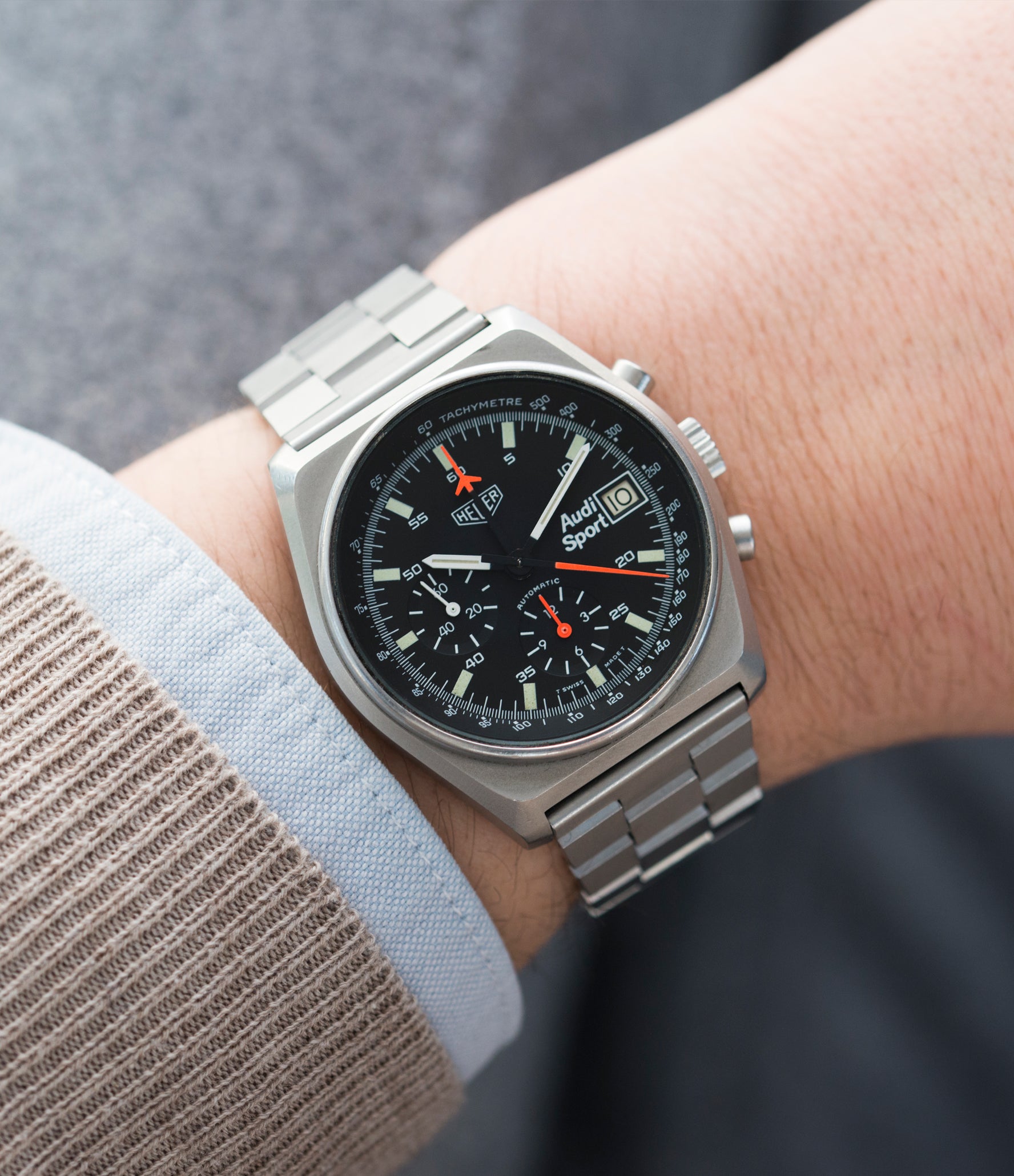 Heuer Audi Sport 510.533 vintage watch Buy vintage Heuer Audi watch A COLLECTED MAN