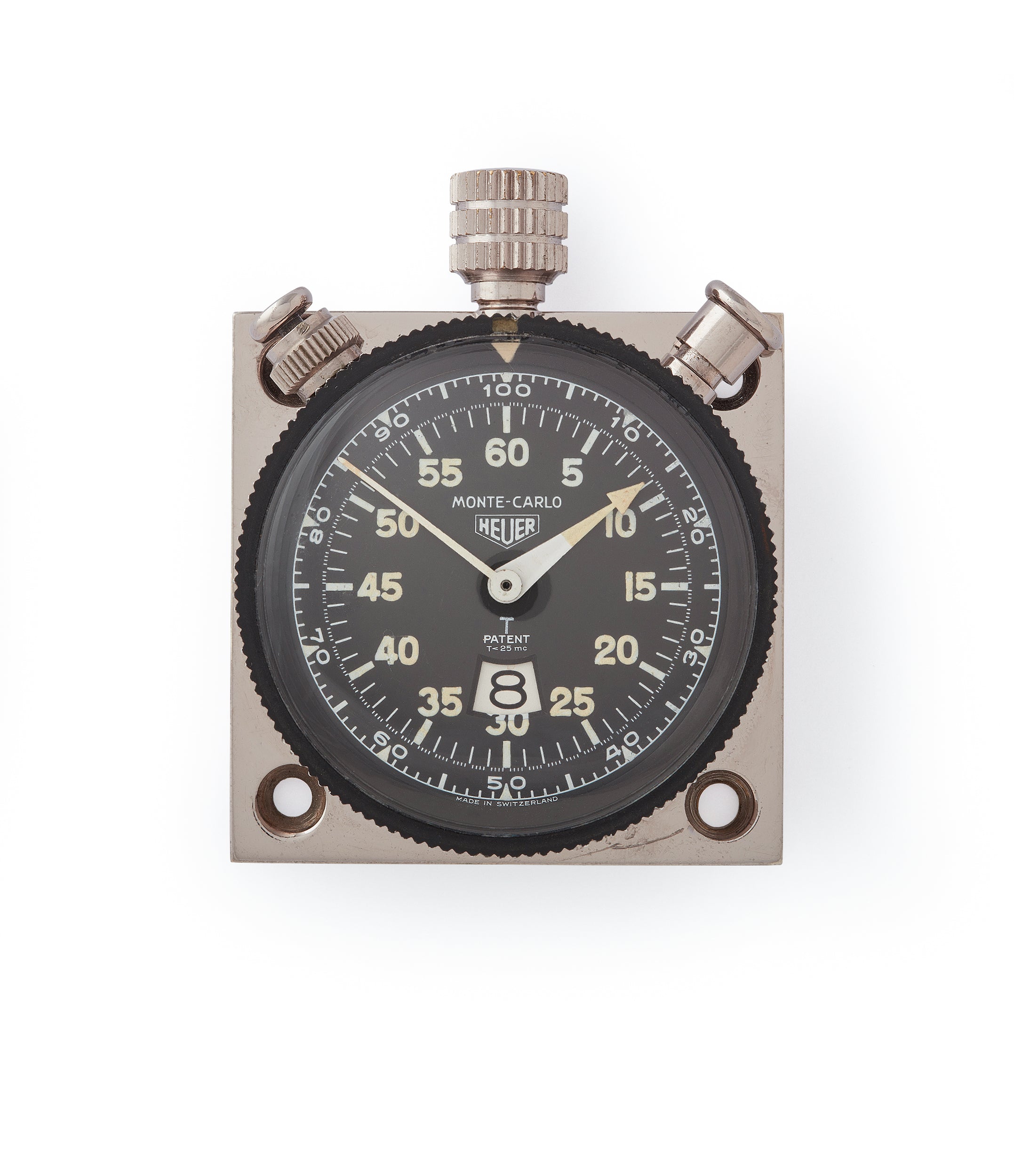 Heuer Monte Carlo Broad Arrow Timer Buy rare Heuer Stopwatch at ACM A COLLECTED MAN