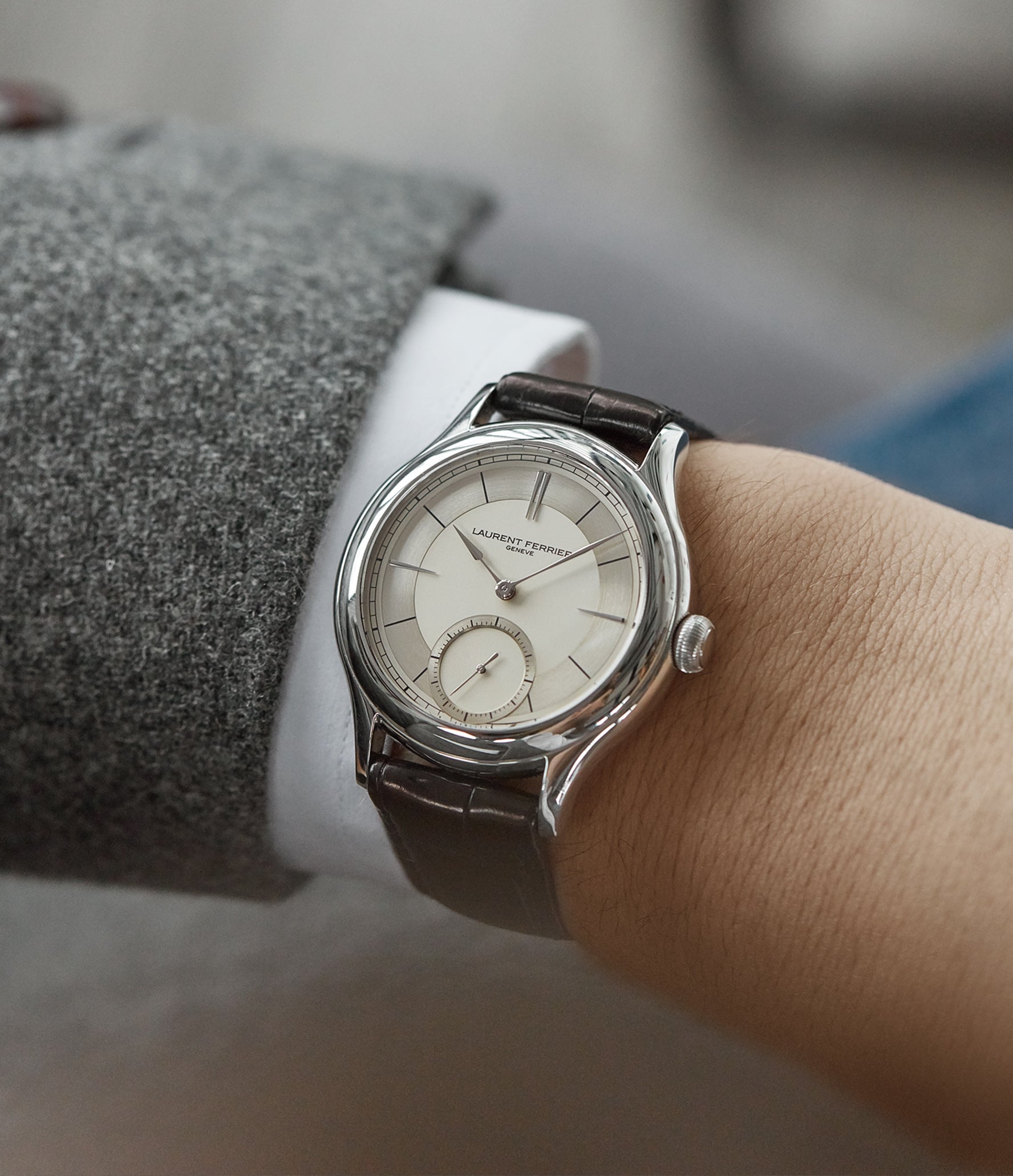 Laurent Ferrier<br>Galet Classic Micro-Rotor for Hodinkee Titanium