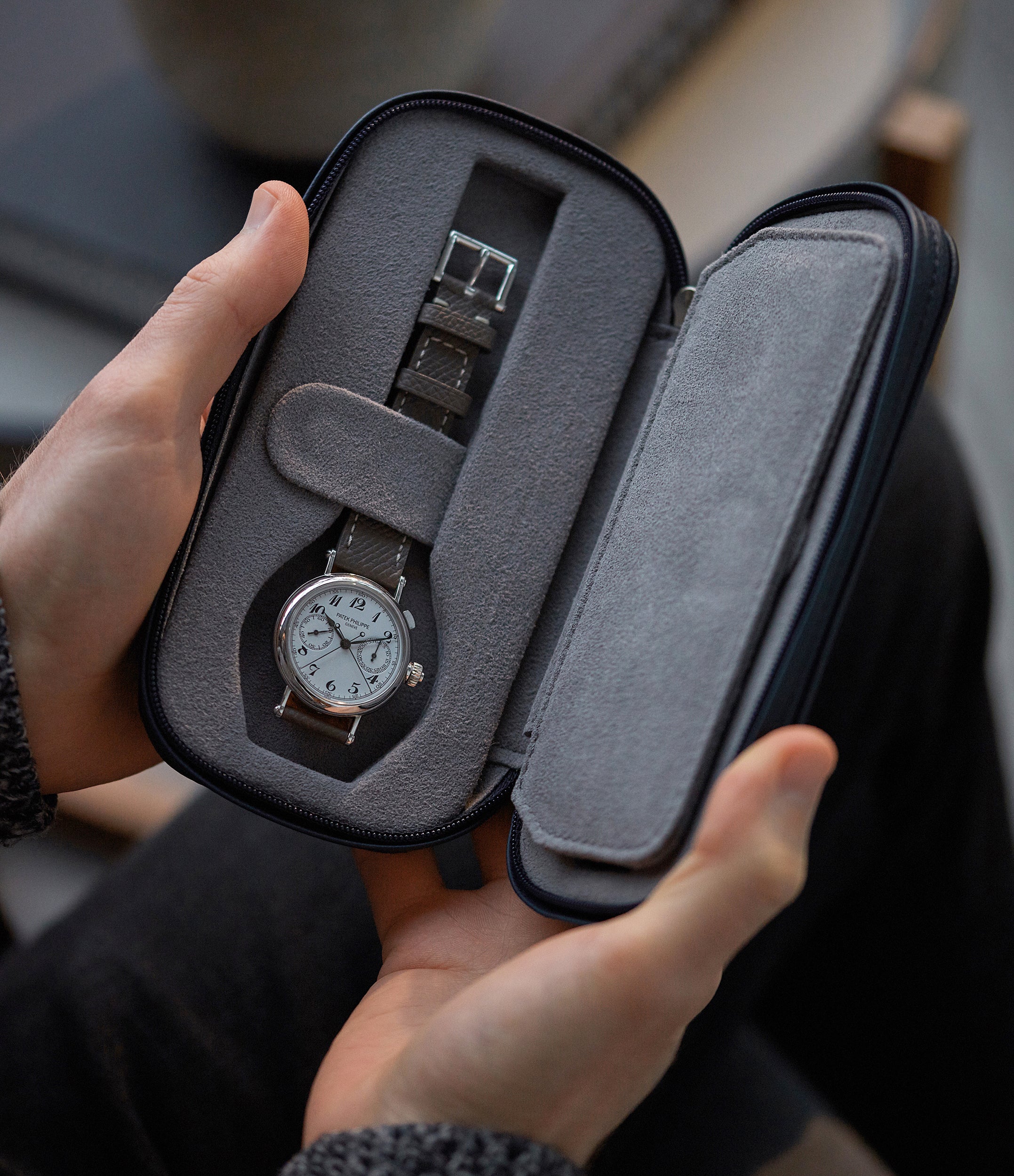 Two watch cheap travel case