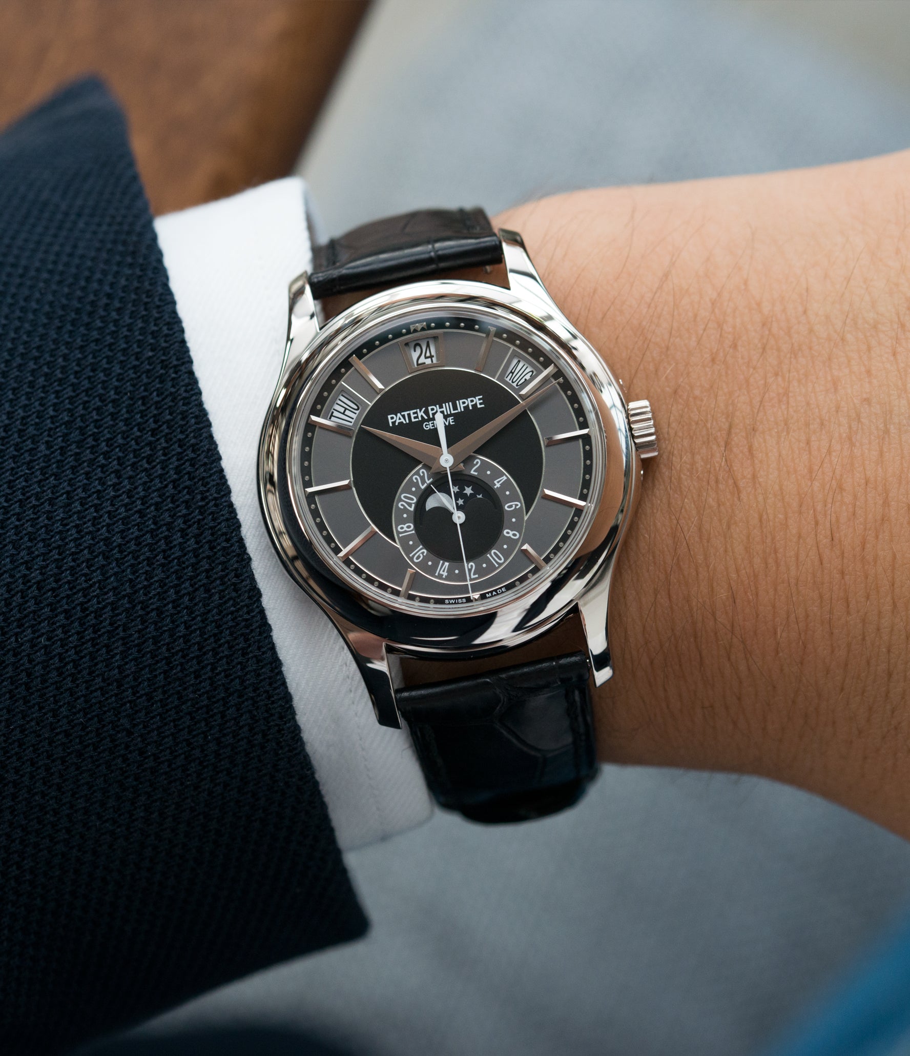 Buy preowned Patek Philippe Annual Calendar Buy 5205G 010 watch A COLLECTED MAN