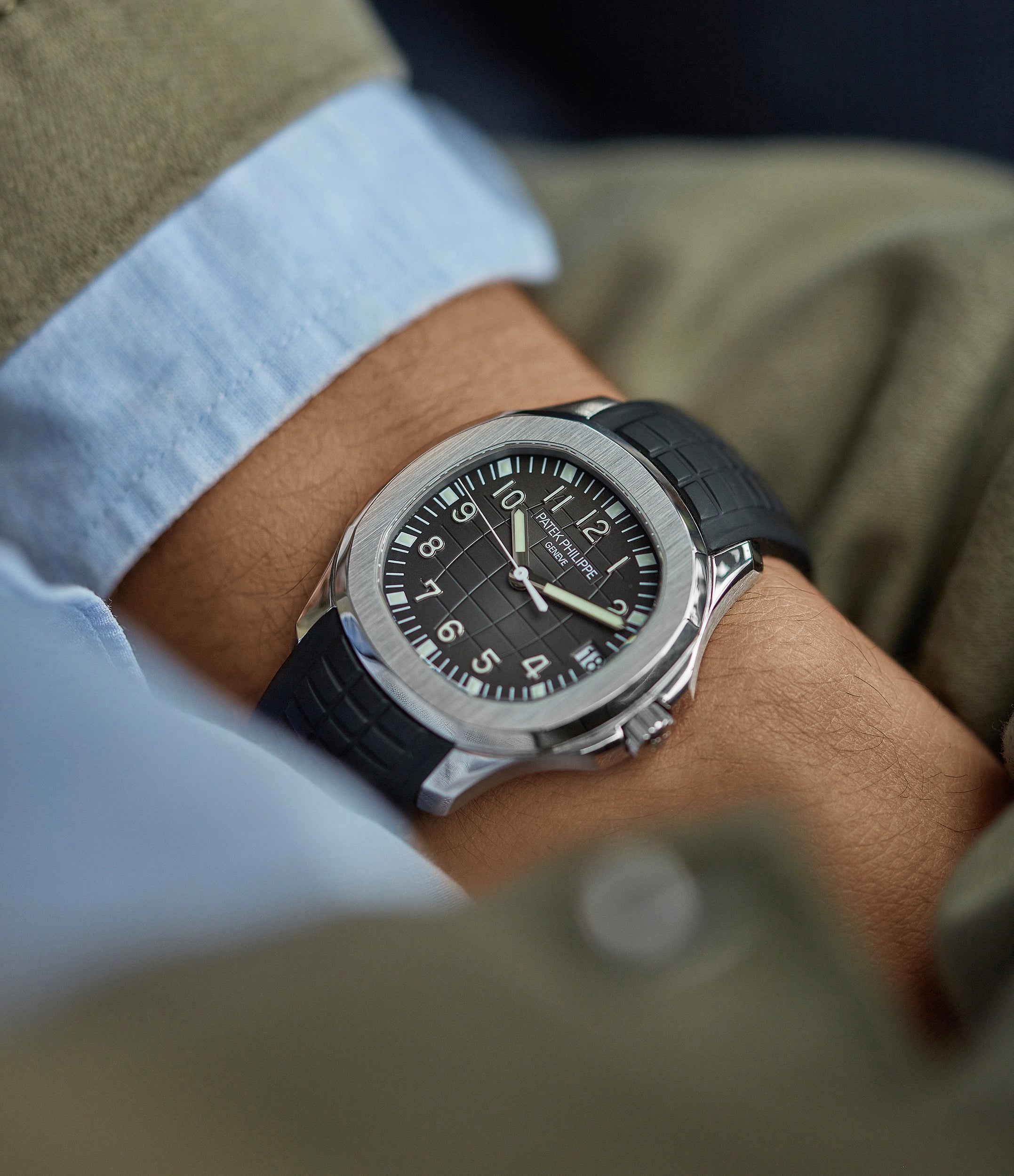 Patek Philippe Aquanaut 5165 001 A watch Buy preowned Patek Philippe A COLLECTED MAN