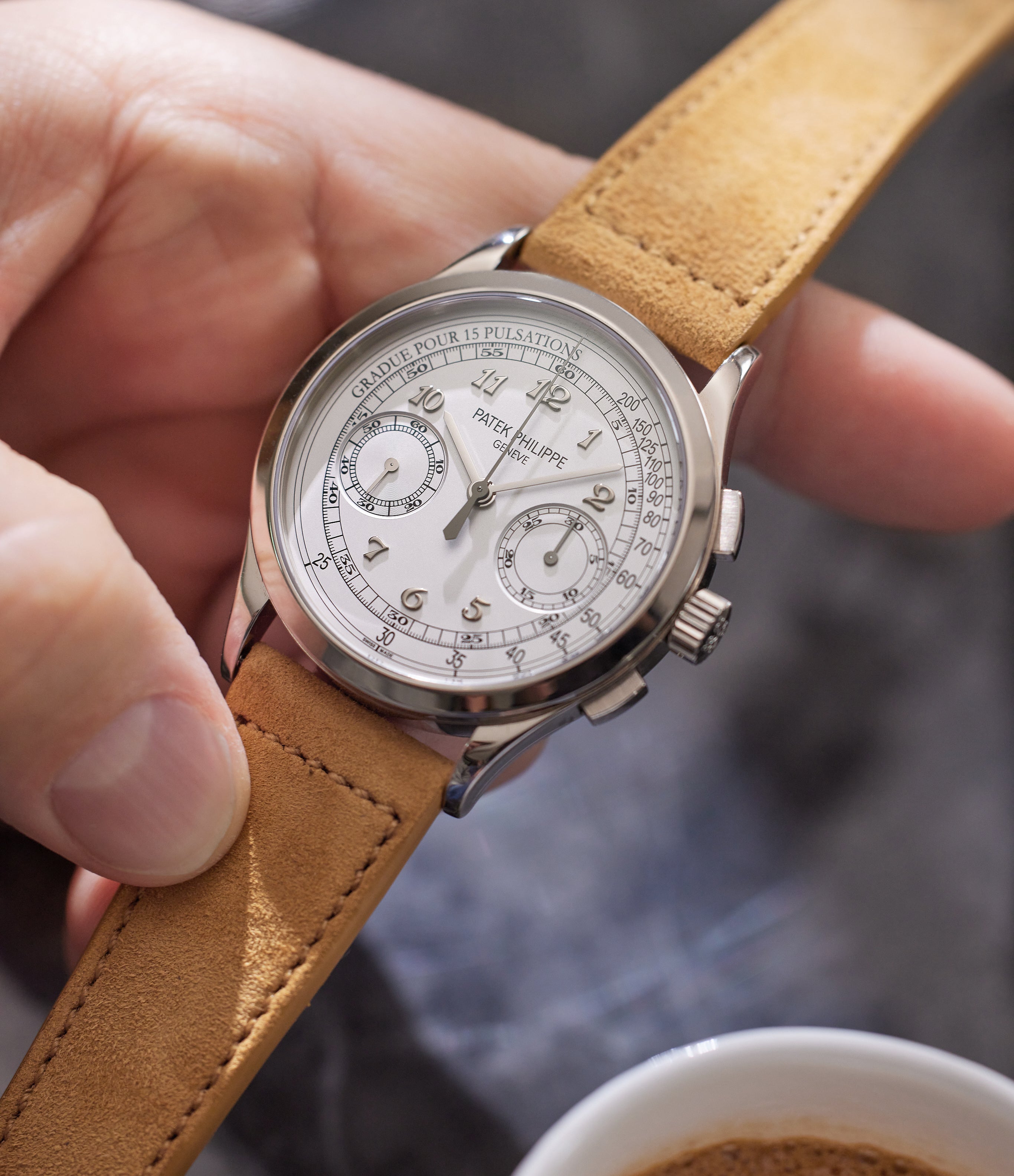 Patek Philippe Chronograph 5170G 001 White Gold Buy rare Patek Philippe A COLLECTED MAN