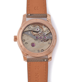01/10 limited edition Petermann Bédat 1967 Deadbeat Seconds rose gold time-only watch independent watchmakers order official retailer A Collected Man London