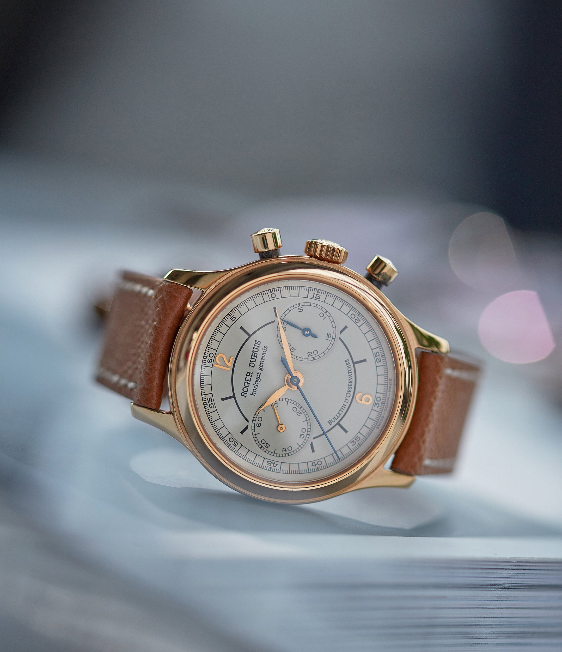 Buy Roger Dubuis Hommage Chronograph H34 565 sector dial watch A COLLECTED MAN