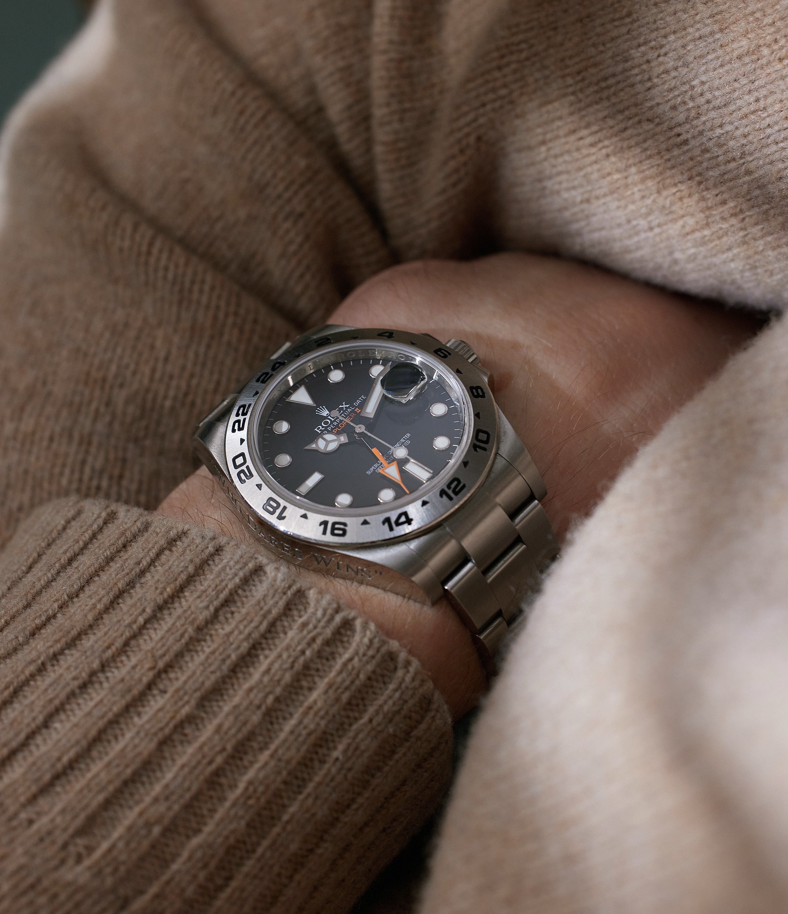 Rolex explorer 2 wrist shot online