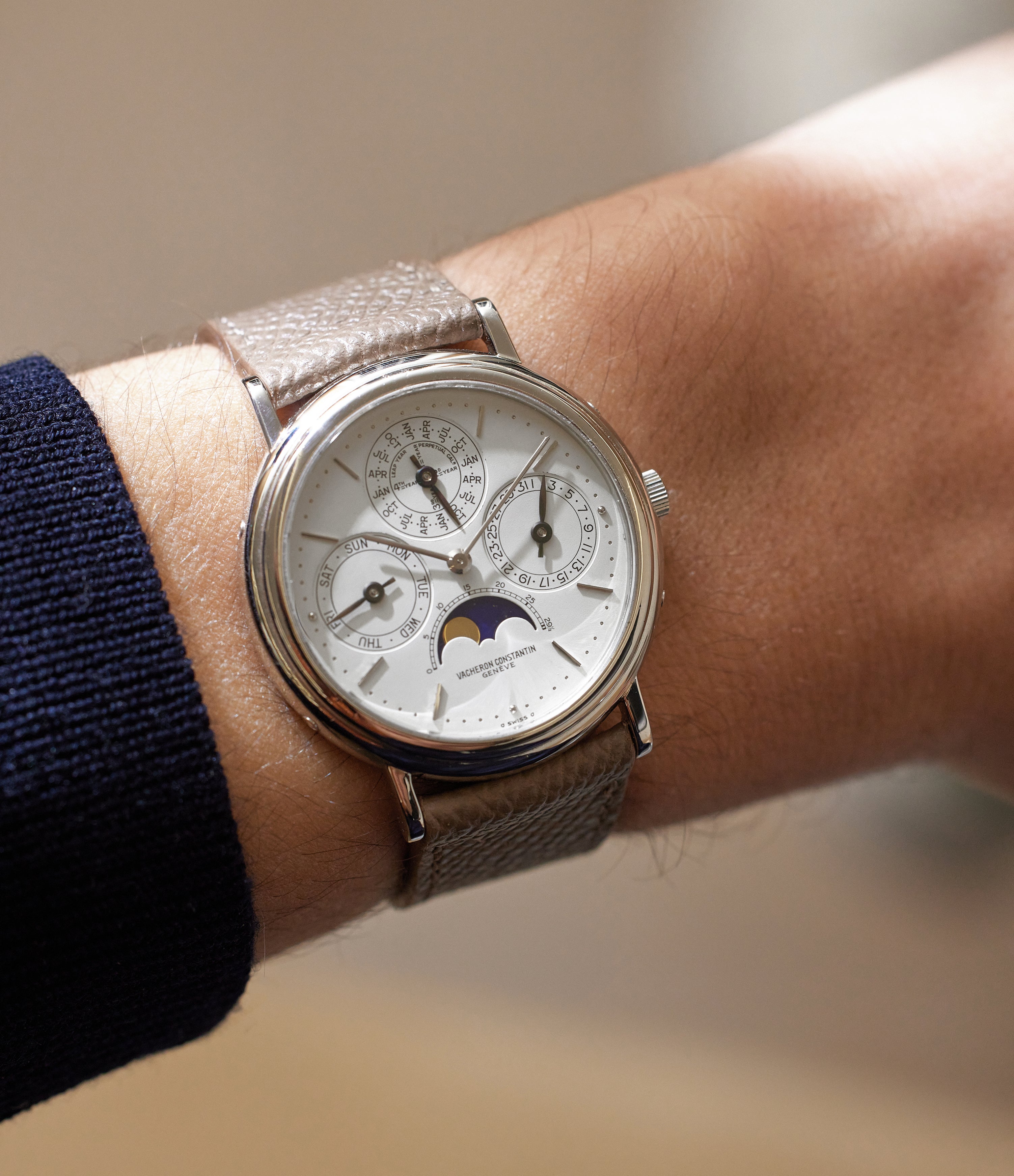 Vacheron Constantin Perpetual Calendar 43031 Platinum Pre owned Watch vacheron-constantin-perpetual-calendar-43031-platinum-pre-owned-watch