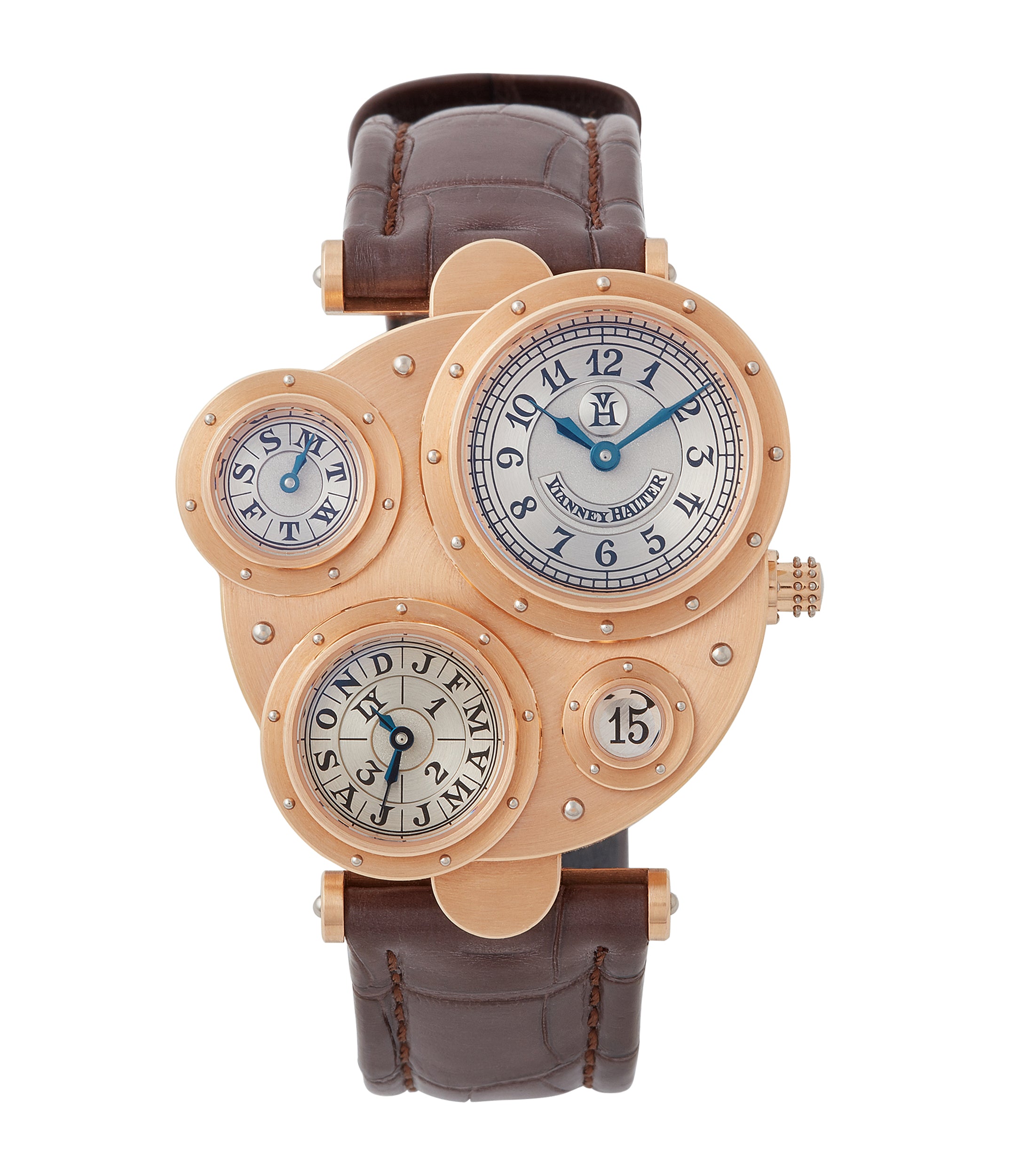 Buy Vianney Halter Antiqua Perpetual Calendar rose gold watch A