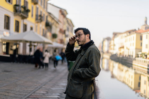 About town with: Timothy Small in Milan, Italy