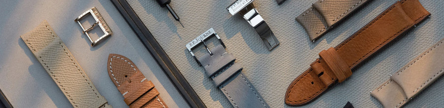 Top-stitch watch straps | Buy sporty watch straps at A Collected Man