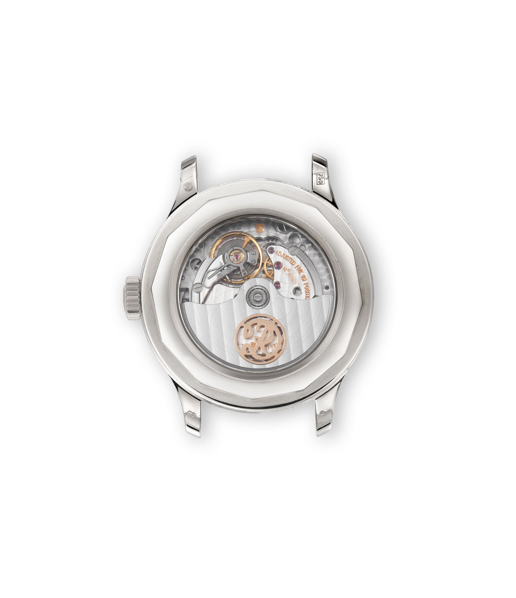 caseback Roger Dubuis H37 Hommage Perpetual Calendar  White Gold preowned watch at A Collected Man London