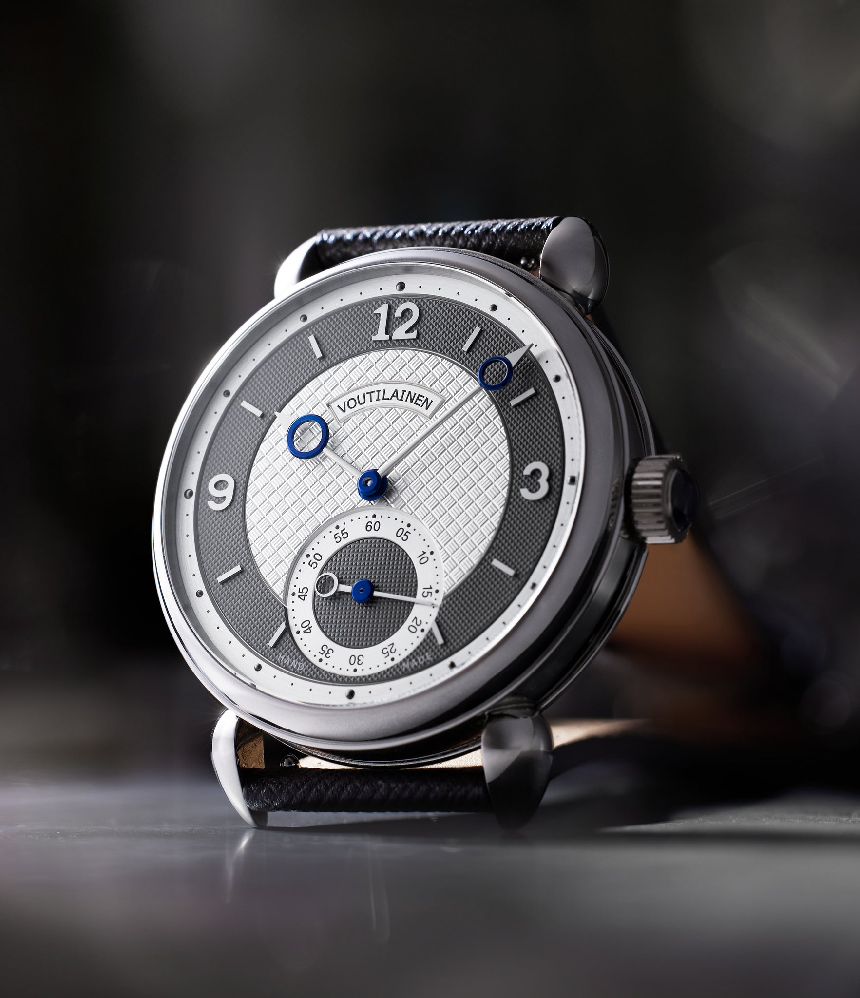 rare Voutilainen Vingt-8  Titanium preowned watch at A Collected Man London