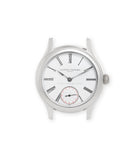 buy Laurent Ferrier Galet Classic Tourbillon Double Spiral   White Gold preowned watch at A Collected Man London
