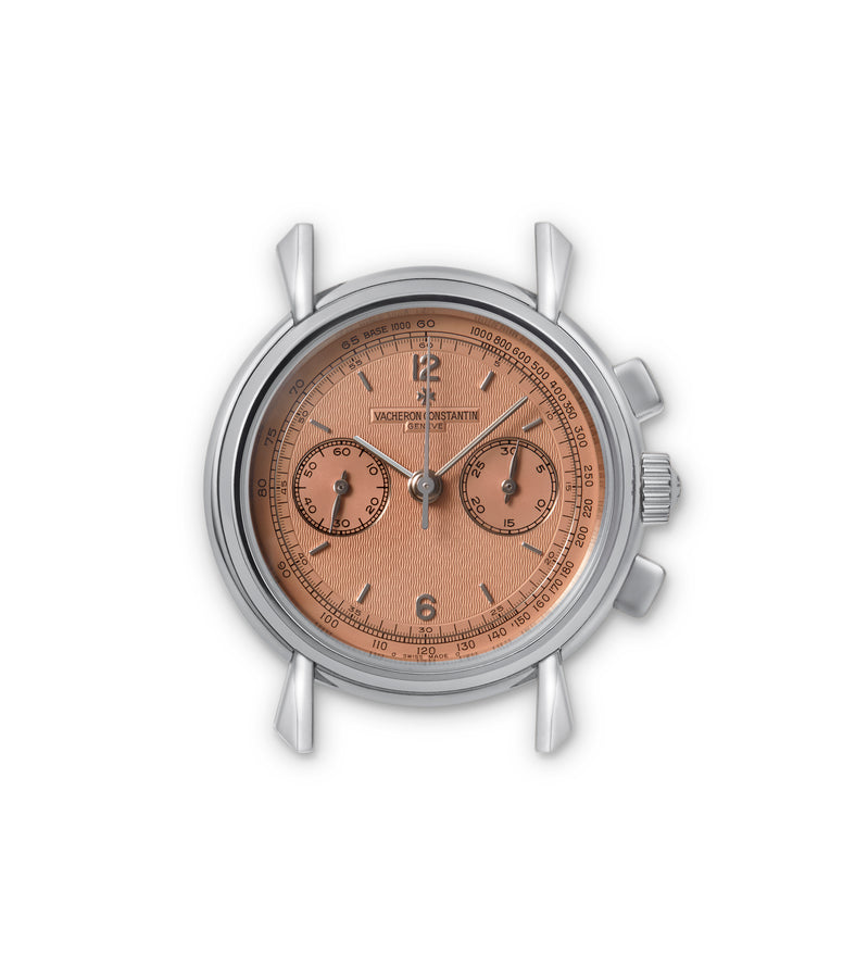 buy Vacheron Constantin Les Historiques Chronograph 47101 Platinum preowned watch at A Collected Man London