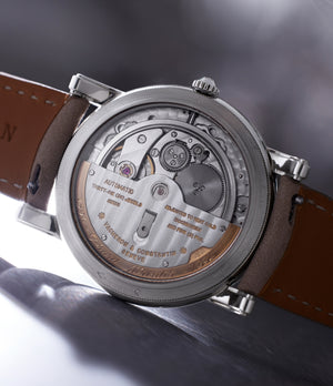 caseback Vacheron Constantin Mercator 43050 Platinum preowned watch at A Collected Man London