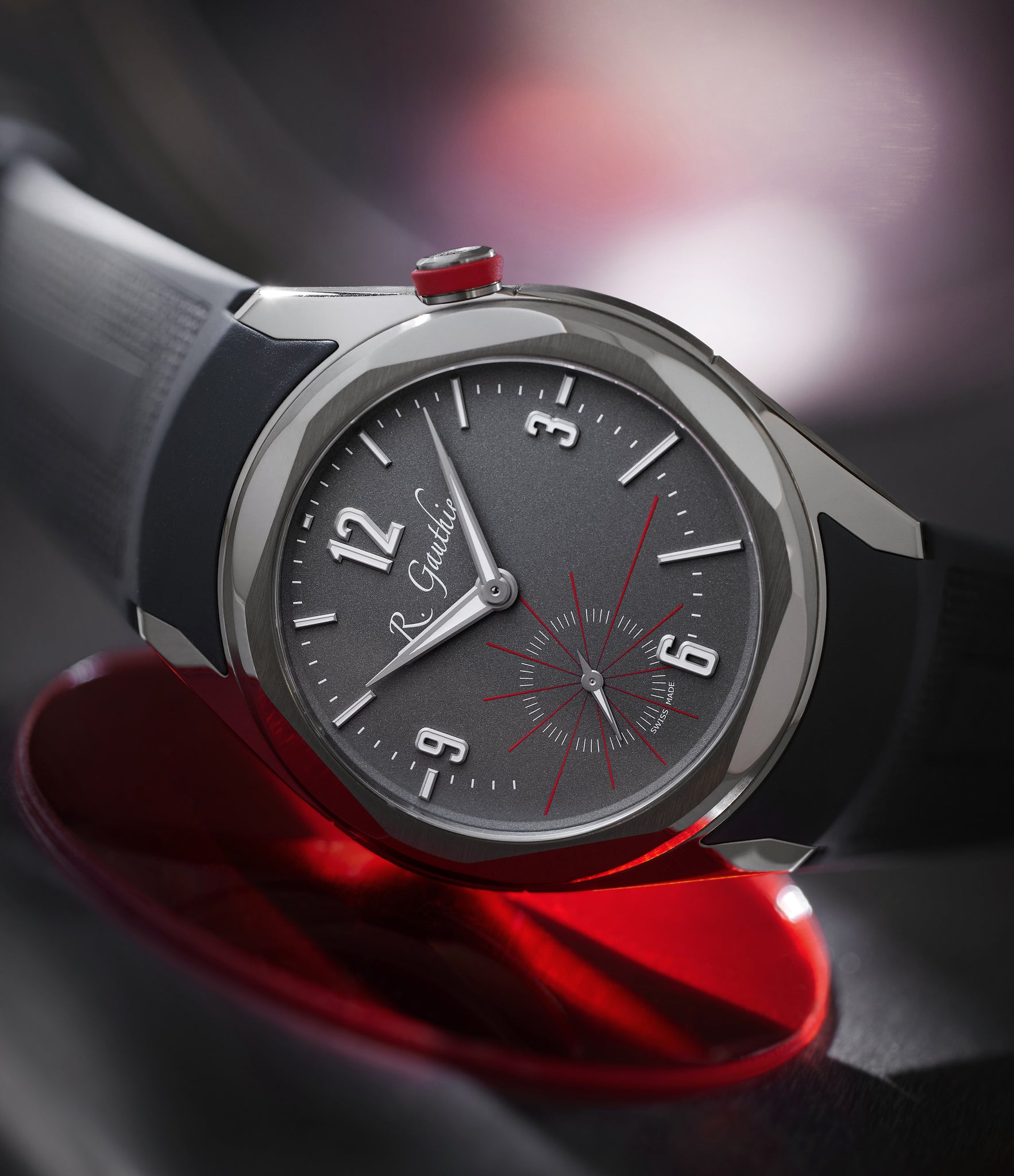 rare Romain Gauthier Continuum  Titanium preowned watch at A Collected Man London