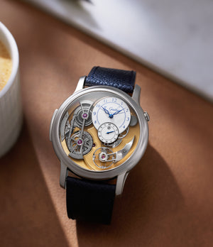 rare Romain Gauthier Logical One MON00164 White Gold preowned watch at A Collected Man London