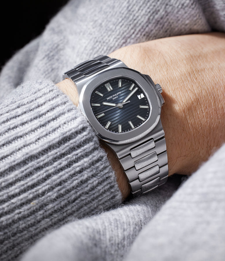 rare Patek Philippe Nautilus 5800/1A-001 Stainless Steel preowned watch at A Collected Man London