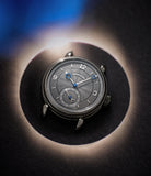 rare Voutilainen Vingt-8  Titanium preowned watch at A Collected Man London