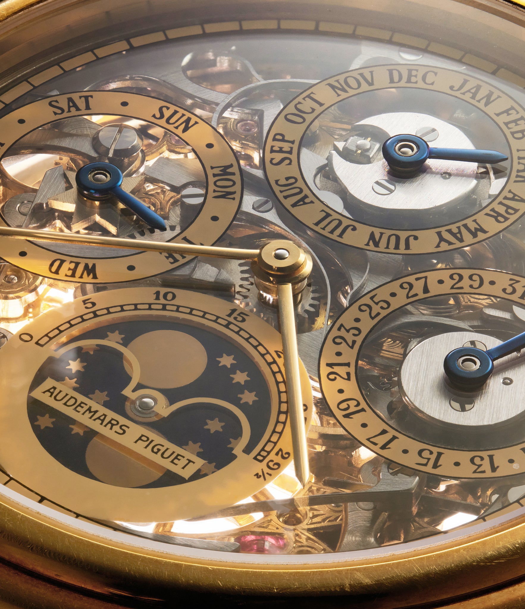 Quantième Perpétuel Skeleton | 25668 | Yellow Gold