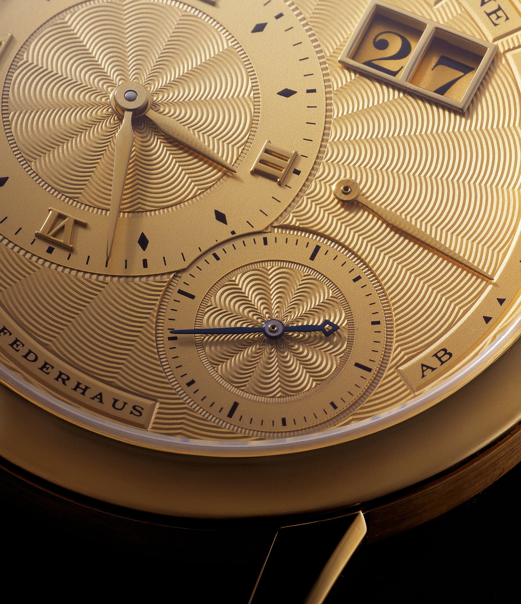 dial A. Lange & Söhne Lange 1 112.021 Yellow Gold preowned watch at A Collected Man London