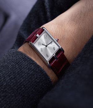 Cartier Asymétrique WGTA0042 Platinum preowned watch at A Collected Man London