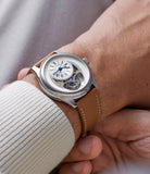 on the wrist buy Jean Daniel Nicolas Two-Minute Tourbillon R PL Platinum preowned watch at A Collected Man London