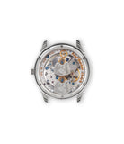caseback Paul Gerber Retro Twin 158 White Gold preowned watch at A Collected Man London