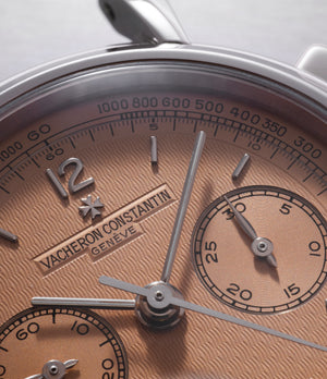 for sale Vacheron Constantin Les Historiques Chronograph 47101 Platinum preowned watch at A Collected Man London